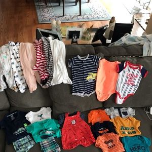 0-3/3 mon Summer Boys Clothes Lot